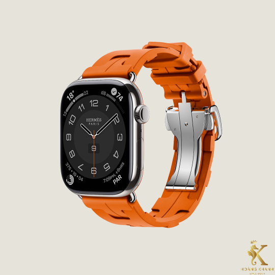 Apple Watch Seri 10 46mm Hermès Single Tour Deployment Buckle Kilim