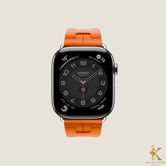 Apple Watch Seri 10 46mm Hermès Single Tour Deployment Buckle Kilim
