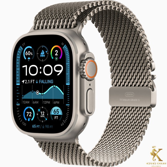 Apple Watch Ultra 2 49mm Natural Milanese Loop