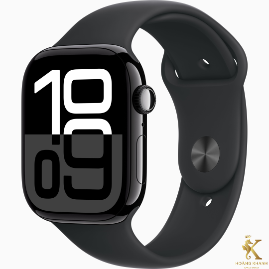 Series 10 46 Nhôm Jet Black GPS 