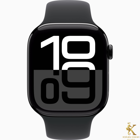 Series 10 46 Nhôm Jet Black GPS 