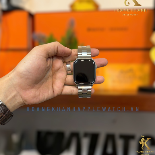 Dây đeo Apple Watch Hermès Single Tour 46 mm Grand H