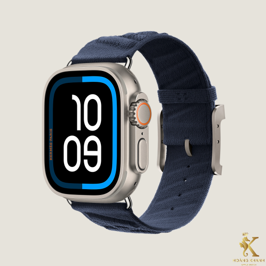 Apple Watch Hermès Ultra 2 Single Tour 49 mm En Mer